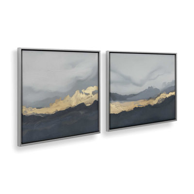 Nimbus Drama, ensemble de 2 toiles encadrées