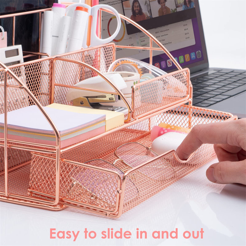 Bruning Metal Desk Organiser
