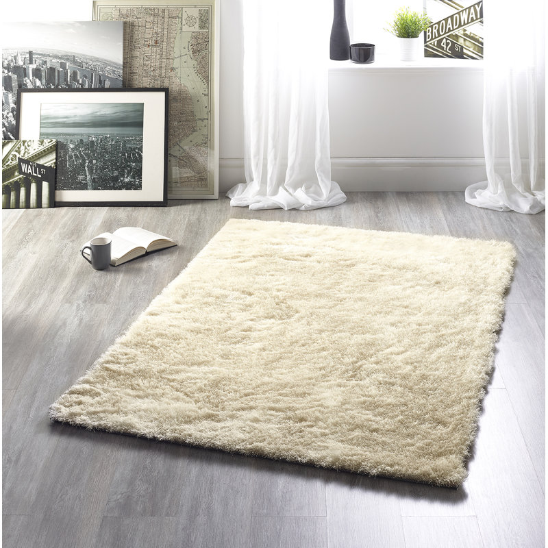 Sinead Solid Colour Hand Woven Area Rug, Rectangle 120 x 170cm