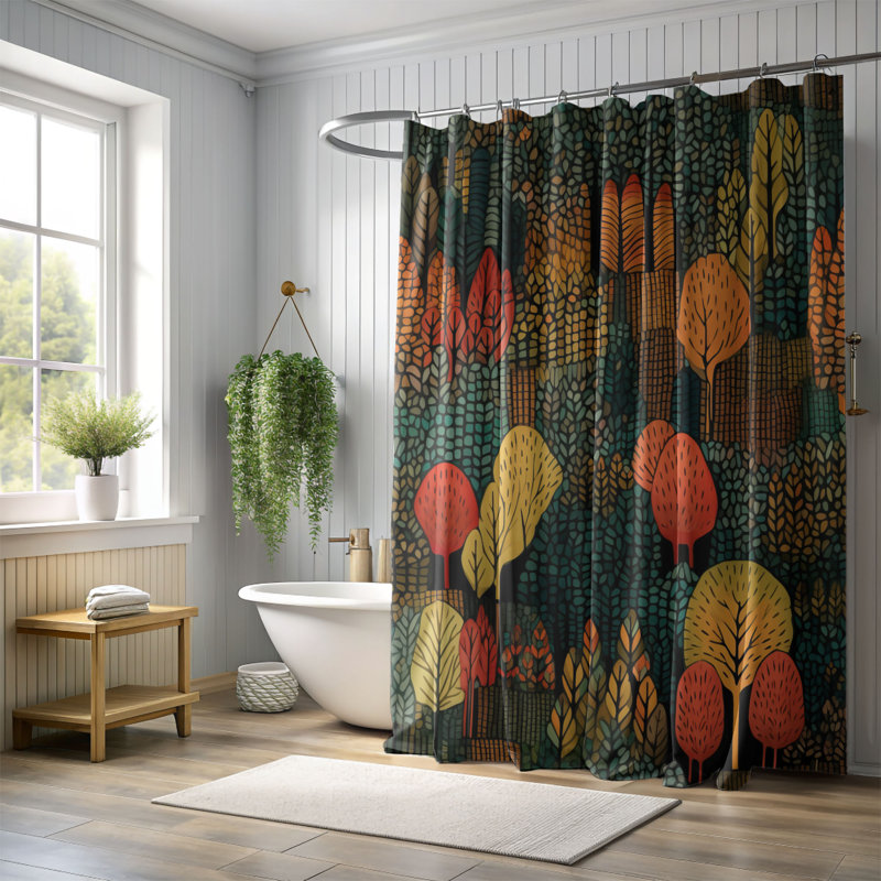 Rideau de douche Ingmar, H 74 po x l 71 po