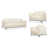 Cream Genuine Leather selected