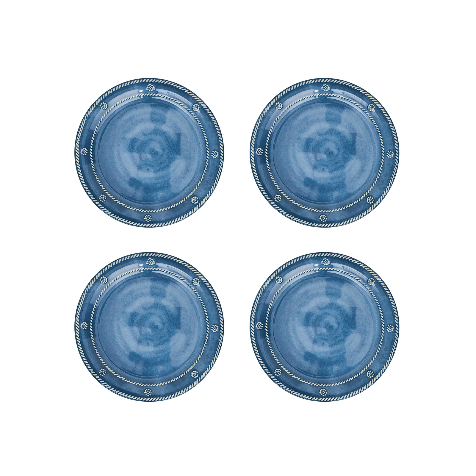 Berry & Thread Melamine Dessert/Salad Plate, Ocean
