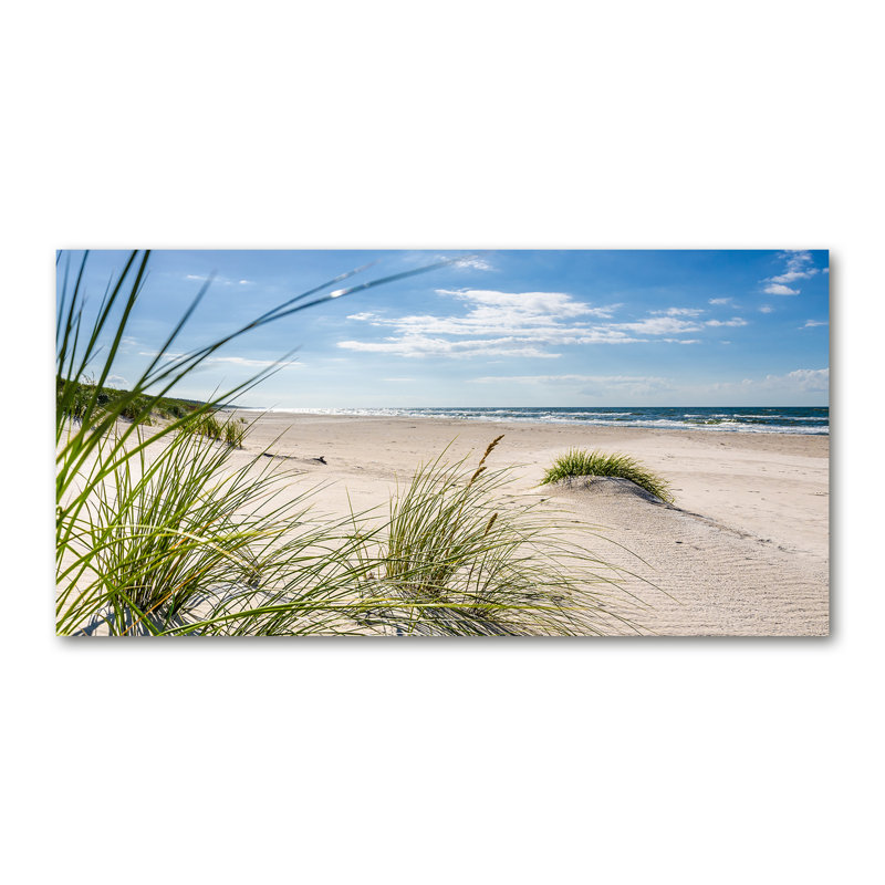 Mrzeżyno Beach - Wrapped Canvas Print