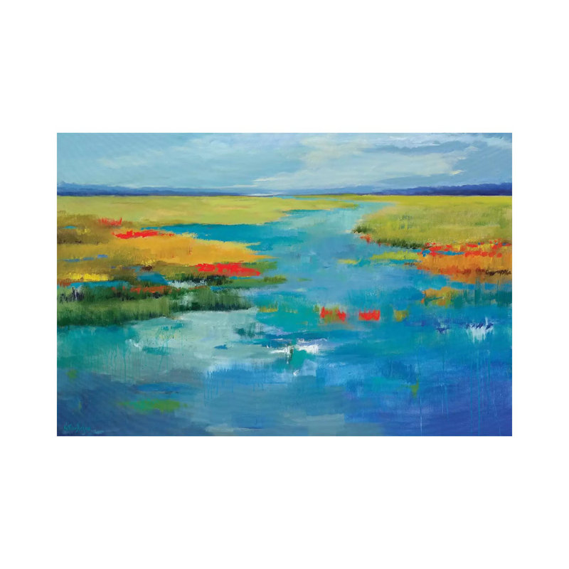 Come Away With Me by Victoria Jackson - Wrapped Canvas Painting, 20.32 cm H x 30.48 cm W