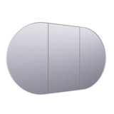 Recessed Framed 2 of Doors Medicine Cabinet with Adjustable Shelves