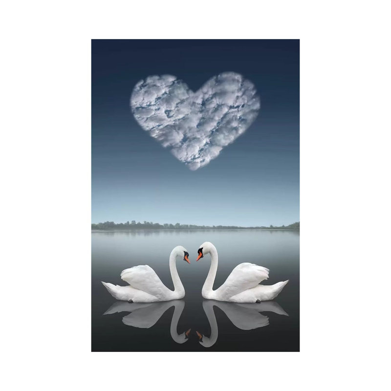 "Together" par Ben Heine-impression d’art graphique, Toile tendue, Pas de tapis, H 26 po x l 18 po x P 1,5 po