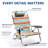 Aluminum Folding Adjustable Headrest Medium Beach Chair-1867699046-1867699045