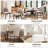 Enley Wide Upholstered Solid Wood Dining Chairs-1531881735
