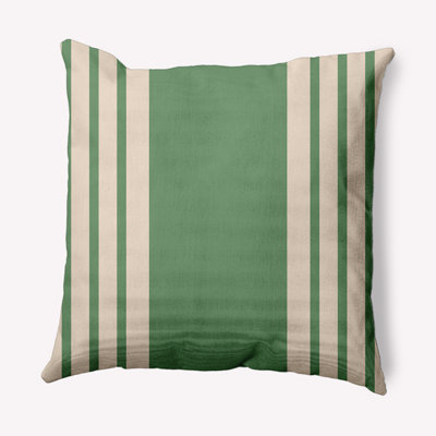 Striped Reversible Throw Pillow