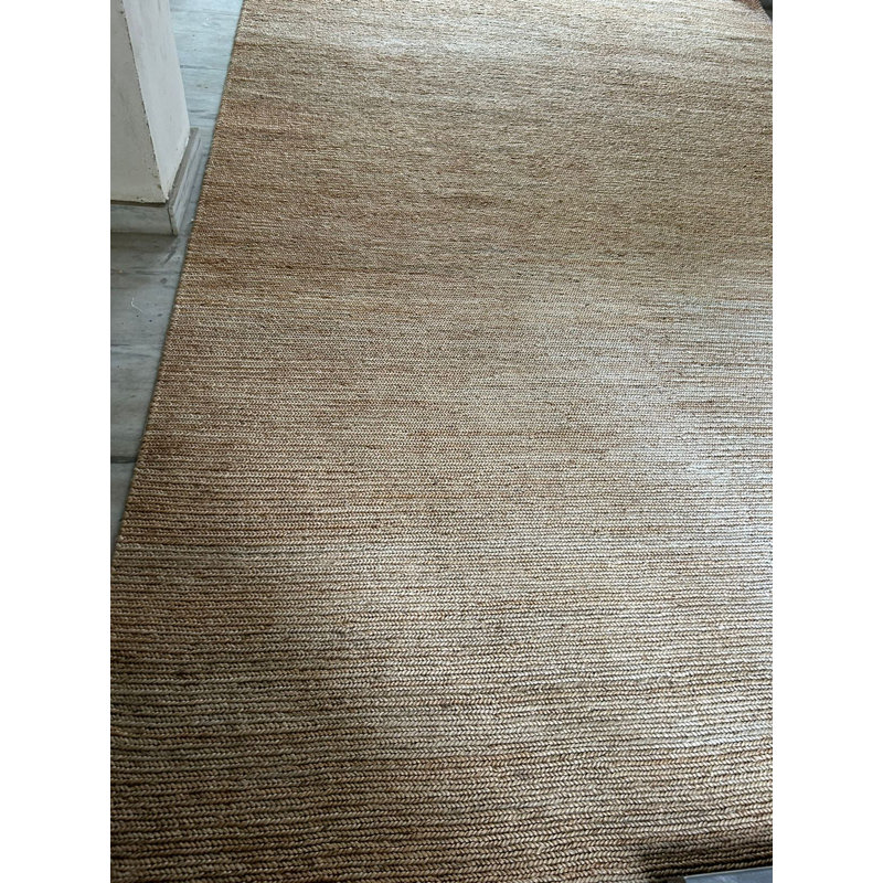 Jute / Sisal Area Rug in Gold, Rectangle 9' x 12'