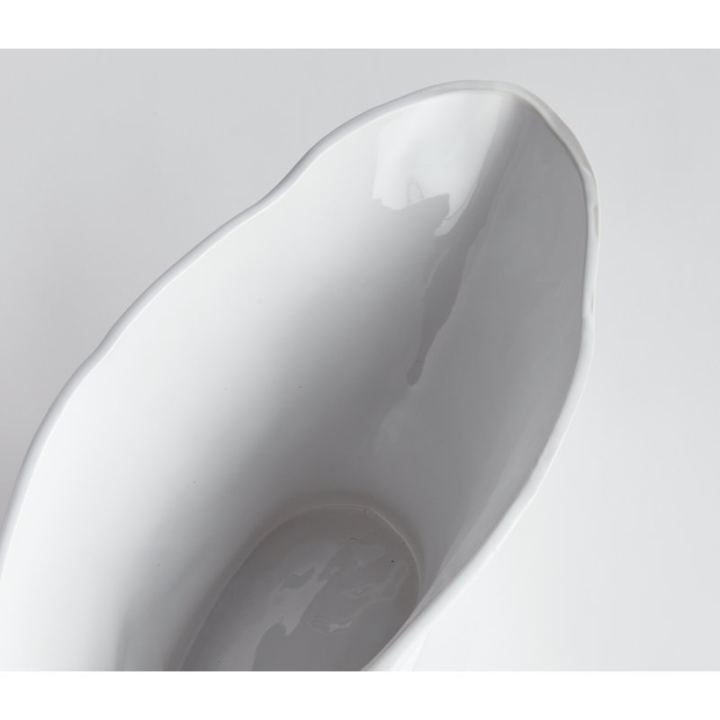 Madara Oval Vase Large, 8" H x 18.75" W x 7.75" D