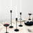 Elegant Taper Candle Holders Set Of 3, Metal Candlesticks For Wedding, Dining, And Party Decor, Fits 3/4 Inch Candles-313342447-313342441-313342442