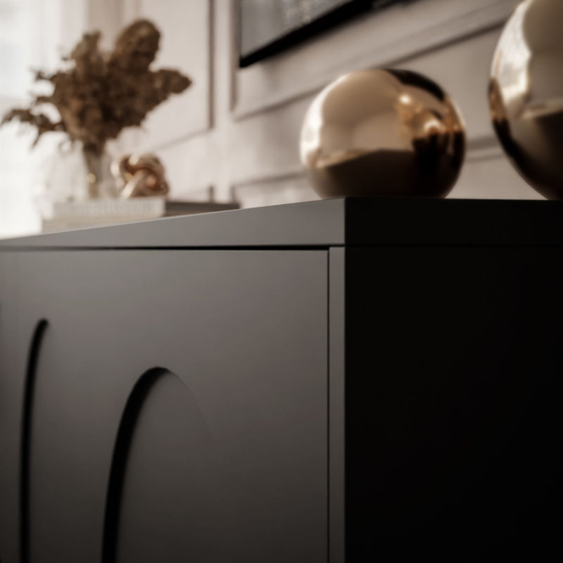 TV Stand ARIADNA 3D, Black