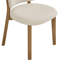 Chaise d'appoint rembourrée en bois massif Annika (ensemble de 4)-1114888217-1114888219-1296693763