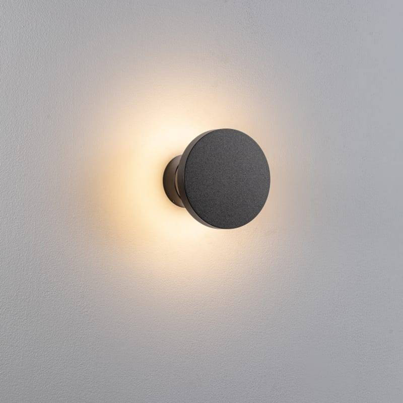 UltraBeam 10 Watt Round Halo Effect Exterior LED Wall Light - IP65 Rated - 1000 Lumen Output