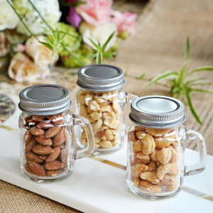 Trever DIY 12 Oz. Mason Jar Mug With Lid ( set 2) 