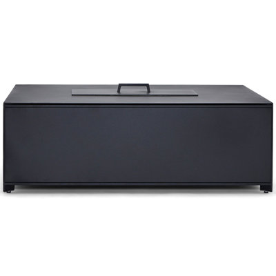 Solid Panel Coffee Table Height Rectangular Fire Table