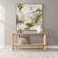 Kering Oak Wood Oval Console Table 