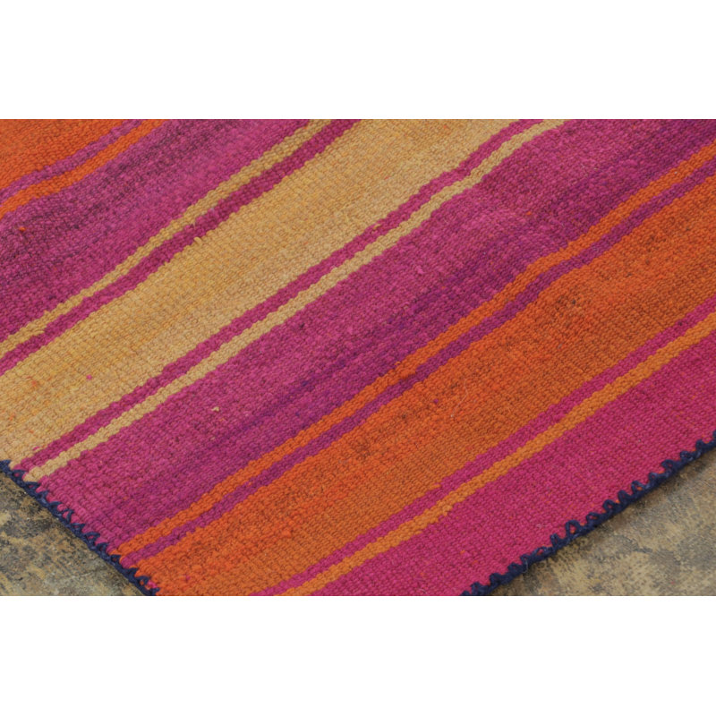 Vintage One-of-a-Kind 4'7" x 4'10 Area Rug