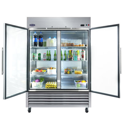 Réfrigérateur à porte vitrée avec porte vitrée Fennel