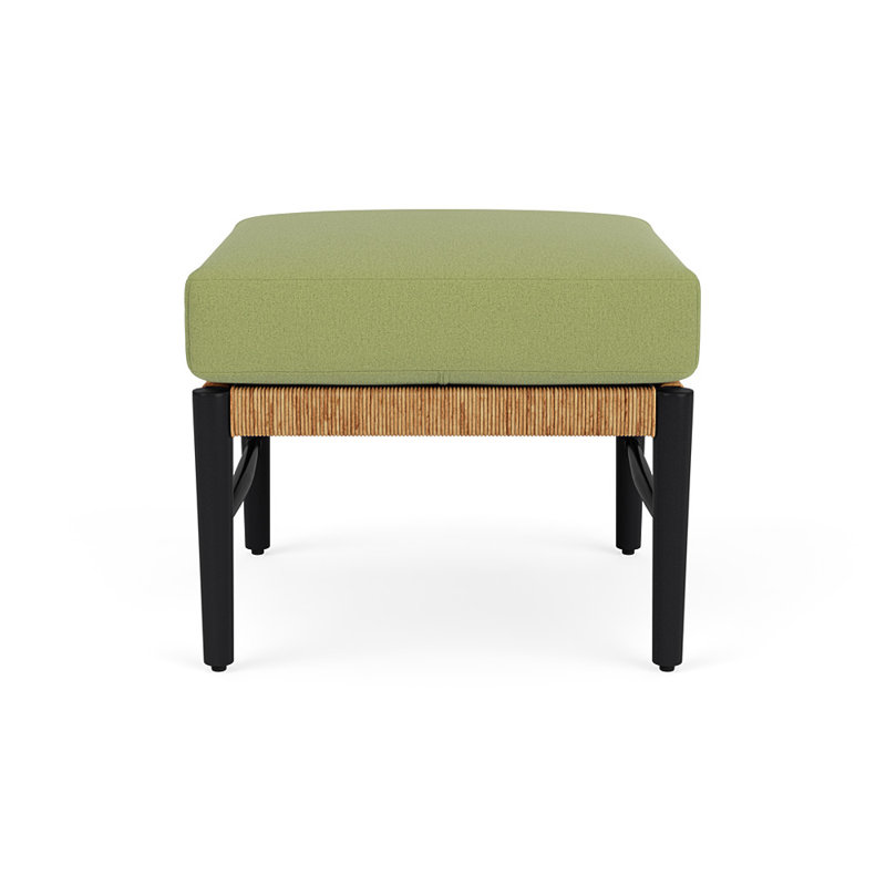 Galloway Outdoor Ottoman Patio Ottoman, Unearth Spring