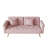Tufted Loveseat, Upholstered Sofa With Throw Pillow-1588862164