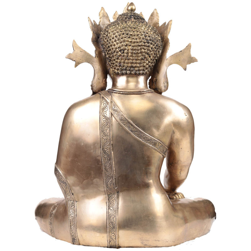 Couronne bouddha bouddhiste tibétain
