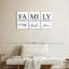 «Crazy Loud Love Family» - Toile tendue 3 pièces-1243849011