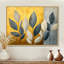 Simplicité dorée et verte «Herbes» - art mural grandes herbes-616907450-616907452-616907428