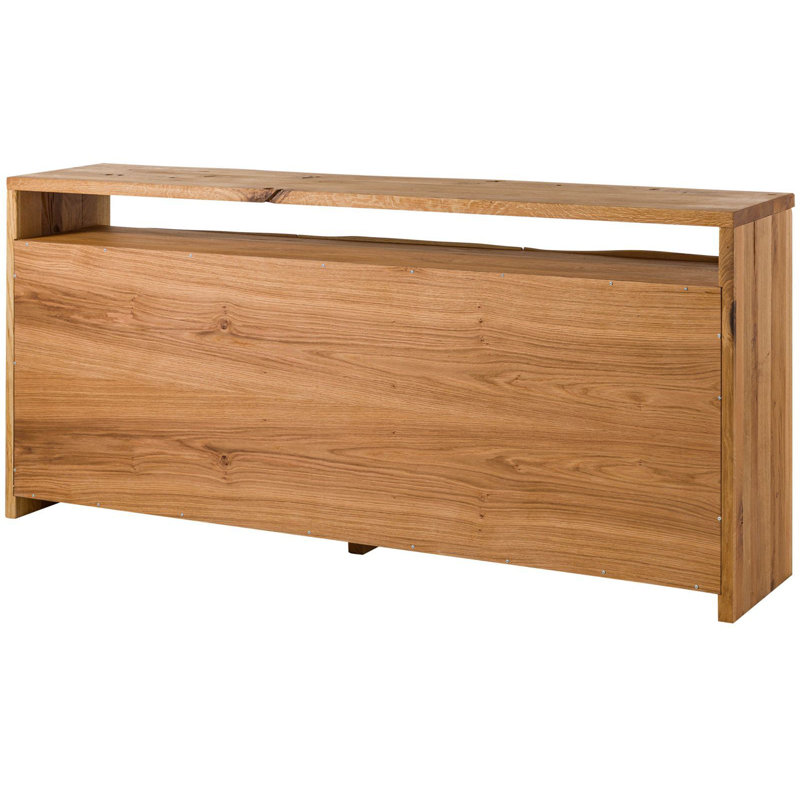 210 Cm Wide 4 Drawer Solid Wood Sideboard