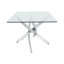 120Cm Wide Clear Glass Top Coffee Table