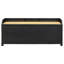 Glenam Solid Wood/Wicker Outdoor Bench