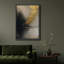 Impression sur toile encadrée noire, grise et dorée pour la décoration du salon-118150810-120328322-118150809