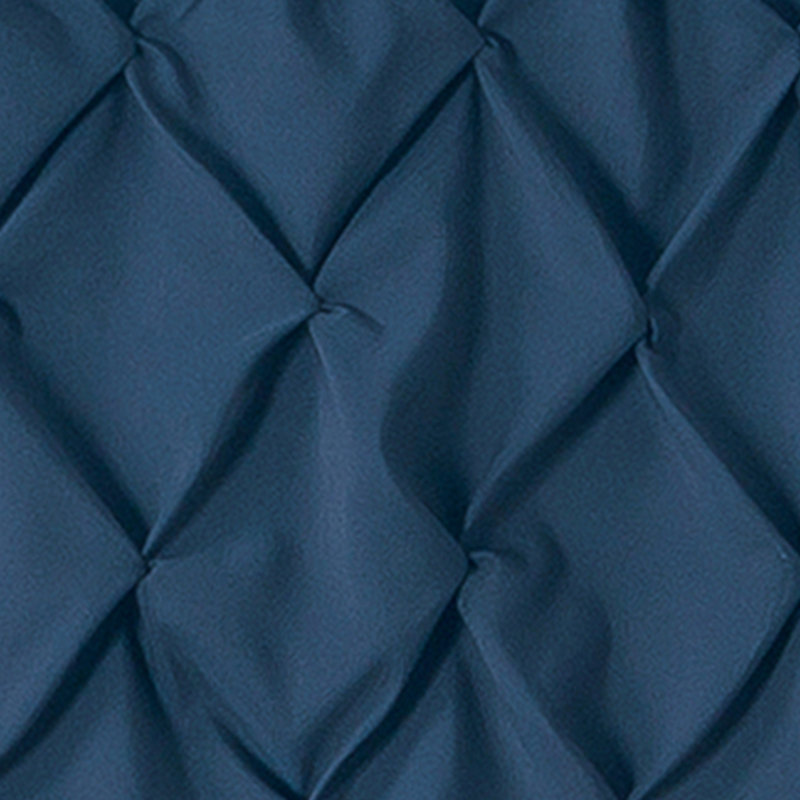 Cantonnière moderne avec passe-tringle, Navy