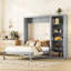 Grand lit escamotable polyvalent avec tablettes pour optimiser l'espace-501072139-501072142
