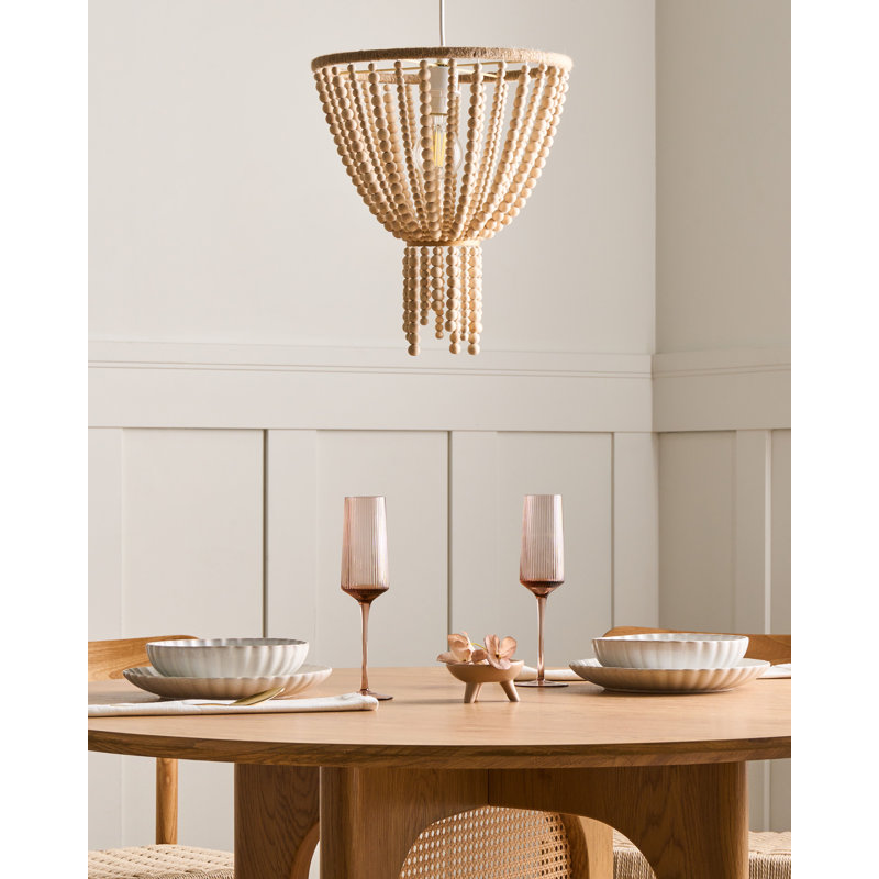 1 Light Chandelier, 40 cm H x 34 cm W x 34 cm D