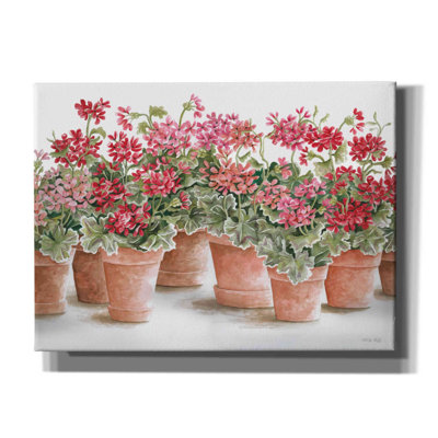«Abbighail Pots Geranium Mix I» par Cindy Jacobs