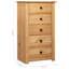 Machado Solid Wood 46cm W 5 - Drawer Chest of Drawers-106364285