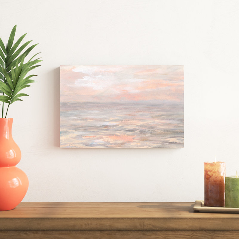 Sunrise Waters by Danhui Nai - Wrapped Canvas Painting, 30cm H x 46cm W
