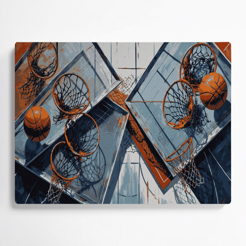 Art mural en métal gris
