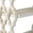 French Country Console Table - 35.5"" X 14"" X 32"" - Distressed White/natural Wood Shelf Tray