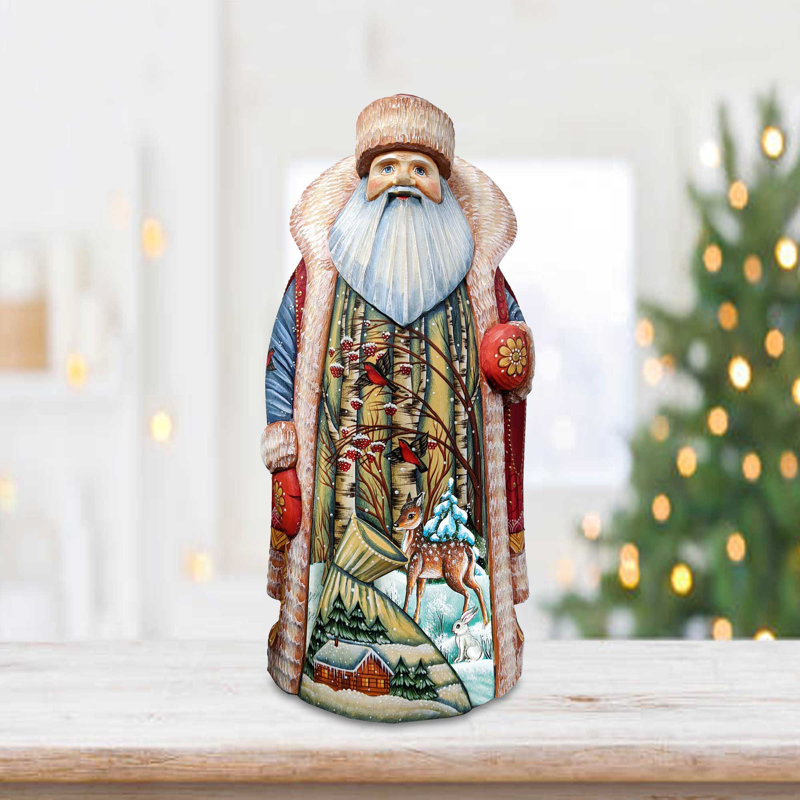 Figurine chef d'œuvre sculptée sur bois