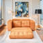 Canapé-lit convertible 2-en-1 en velours côtelé avec mousse à mémoire de forme et structure en acier, sans assemblage, pour les petits espaces et les appartements-2114869128-2114869129-2114869133