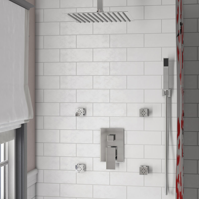 Cahoon Complete Shower System with Rough in-Valve