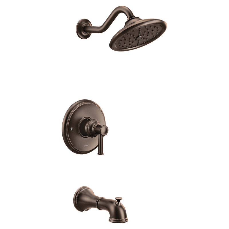 Ensemble de garniture de baignoire et douche à 1 poignée éco-performante à 1 poignée Belfield M-CORE, valve requise