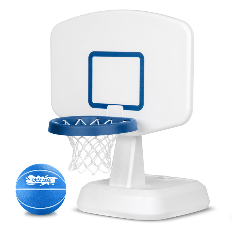 Ensemble de jeu de basketball GoSports Splash Hoop Classic - Blanc, Blanc
