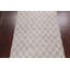 Tapis gris noué à la main de conception unique 6 pi 8 po x 10 pi New Age