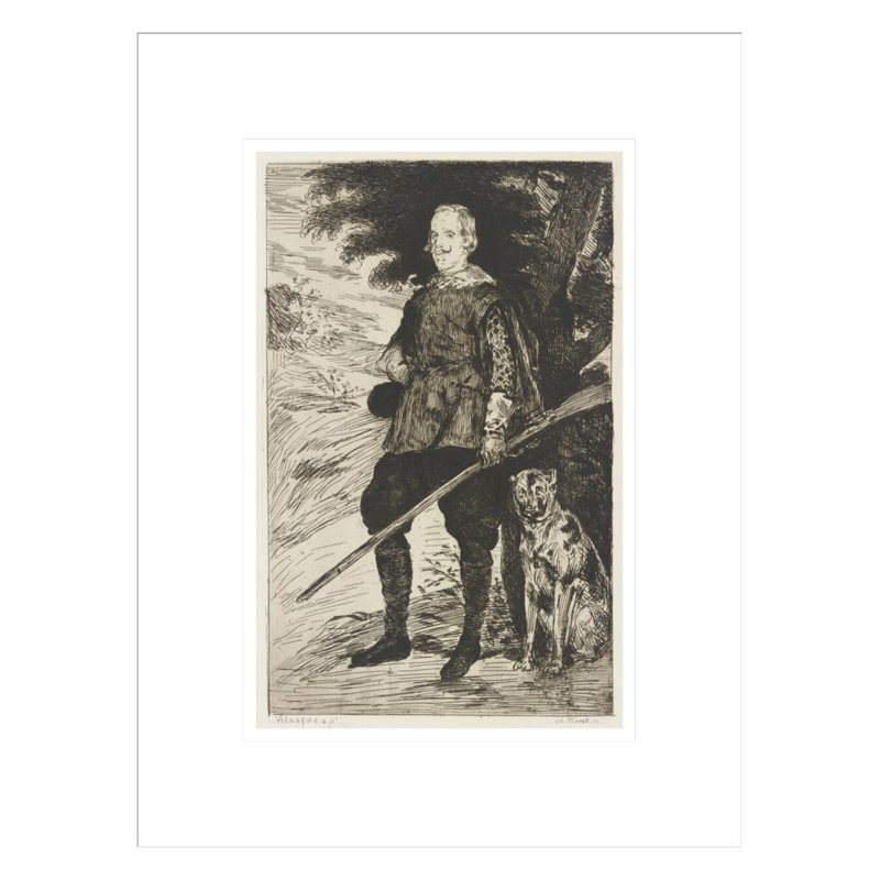 «Philip IV» par Édouard Manet, impression giclée sur cadre, H 21,75 po x l 15,9 po