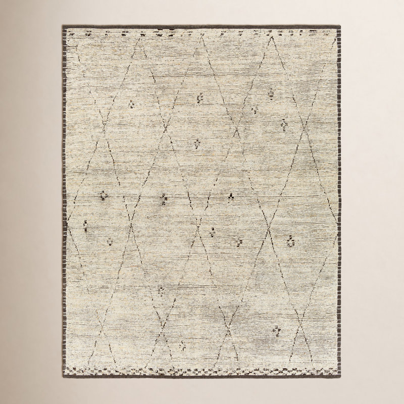 Zoelle Moroccan Indoor Rug, Rectangle 6' x 9'