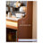 35.4-inch Solid Boxwood Mobile Pantry Cabinet